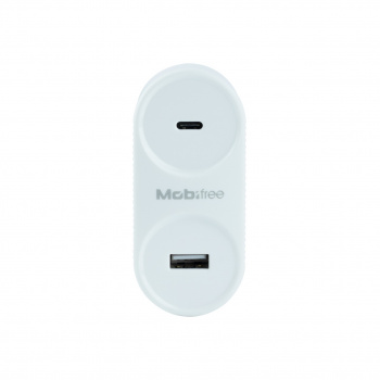 Cargador  Mobifree Cargador de pared USB y Tipo C 